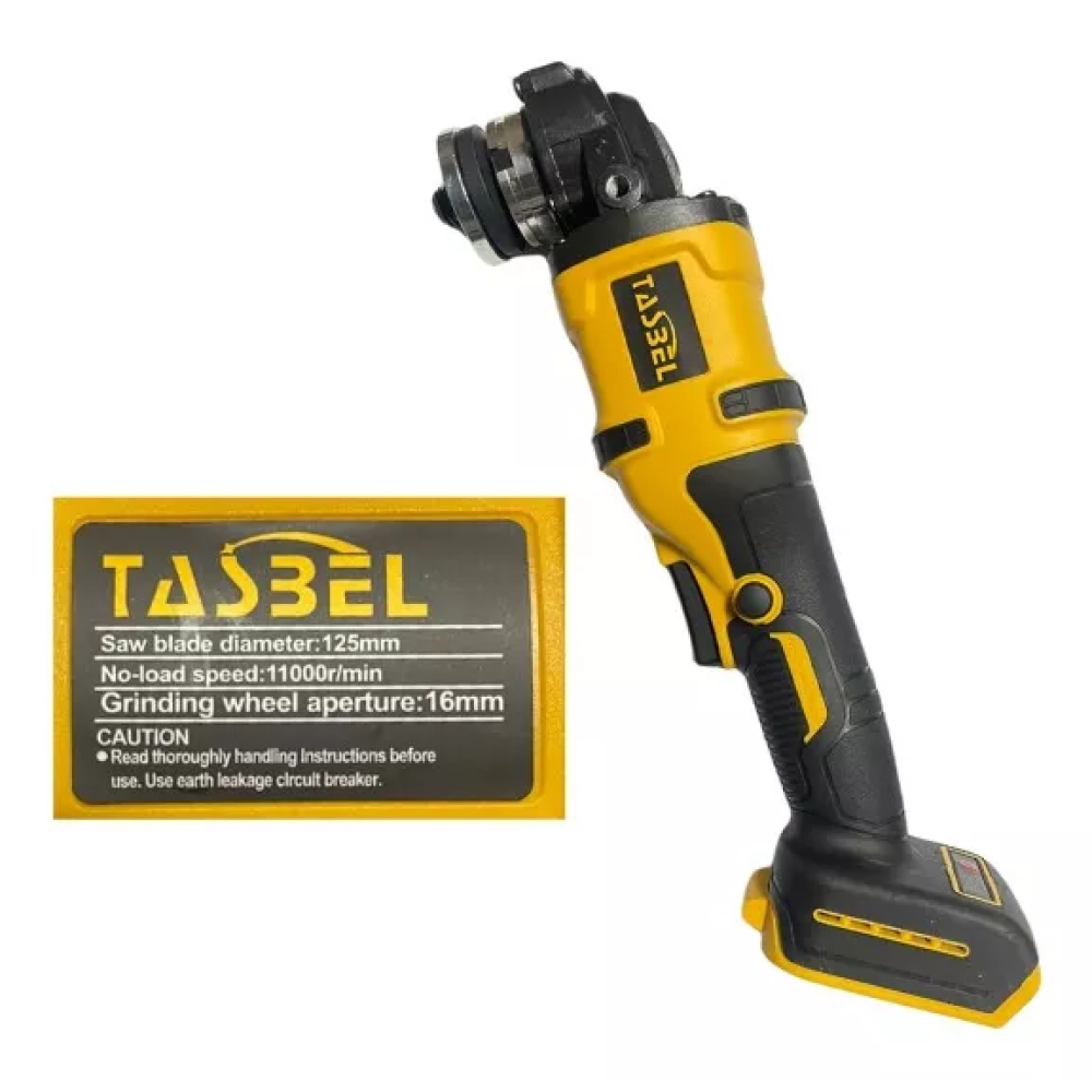 SET DE 3  HERRAMIENTAS PROFESIONALES TASBEL: Taladro, LLave de impacto y Esmeril Inalambricos