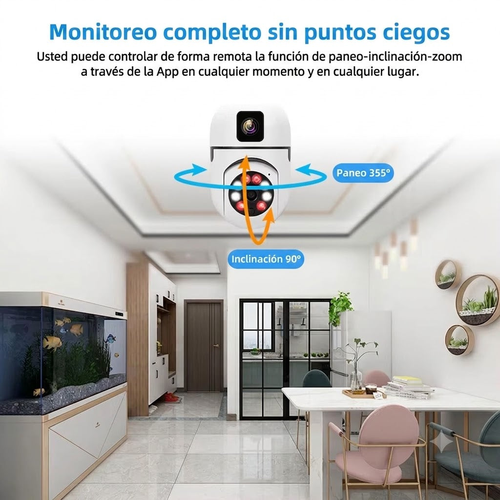 CAMARA IP DOBLE AMPOLLETA