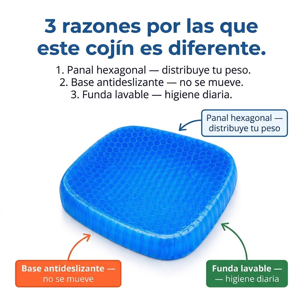 Cojín Suave De Gel Flexible