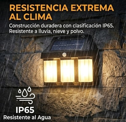 Farol Solar triple ampolleta