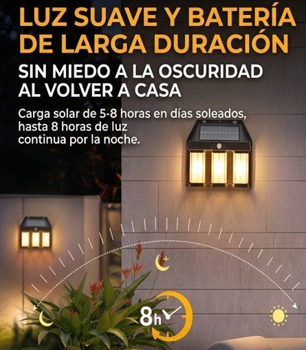 Farol Solar triple ampolleta