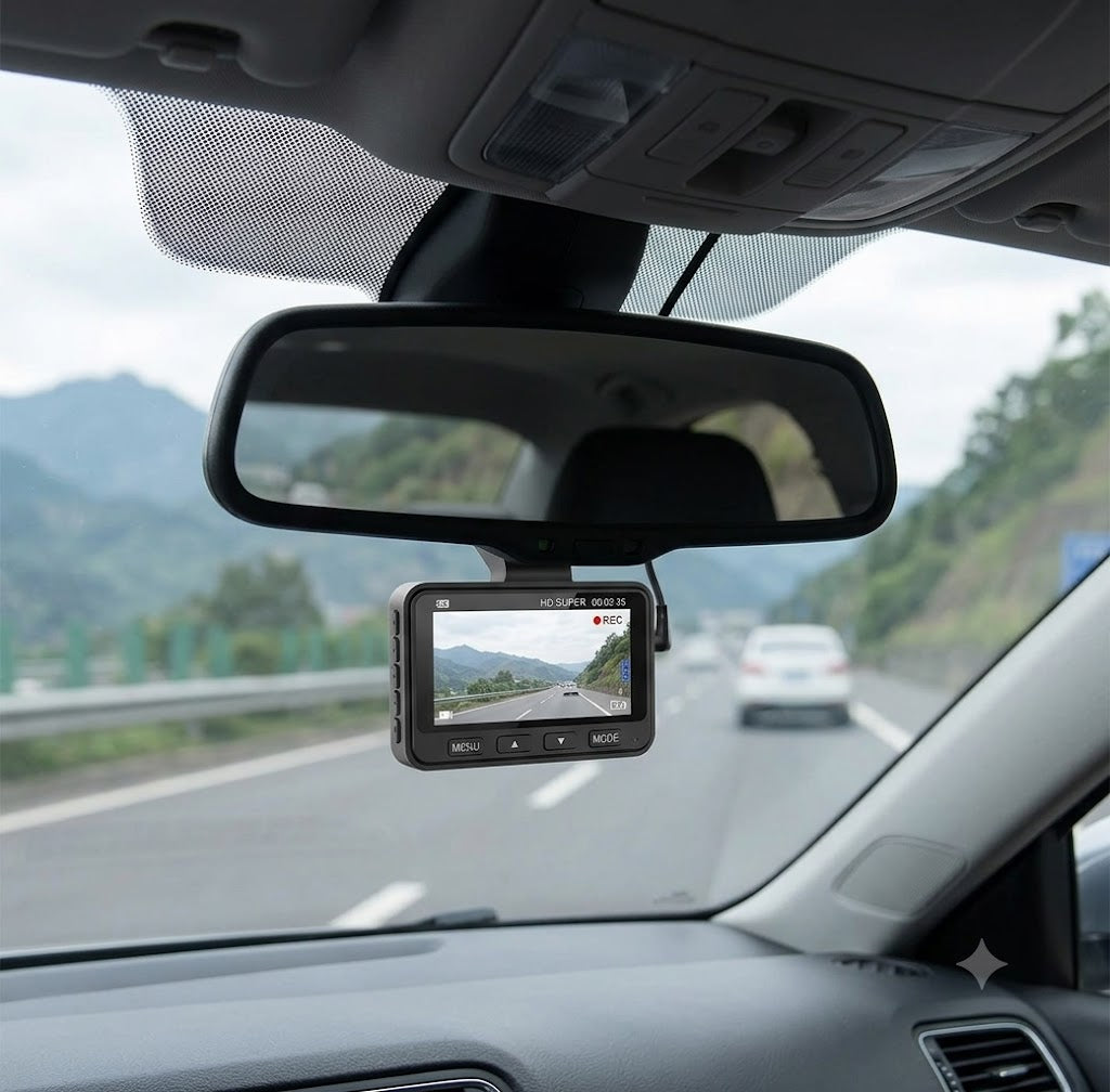 Camara de Seguridad Automovil Dashcam 1080P